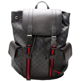 Gucci 495563 GG Supreme Backpack Black Bag