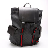 Gucci 495563 GG Supreme Backpack Black Bag