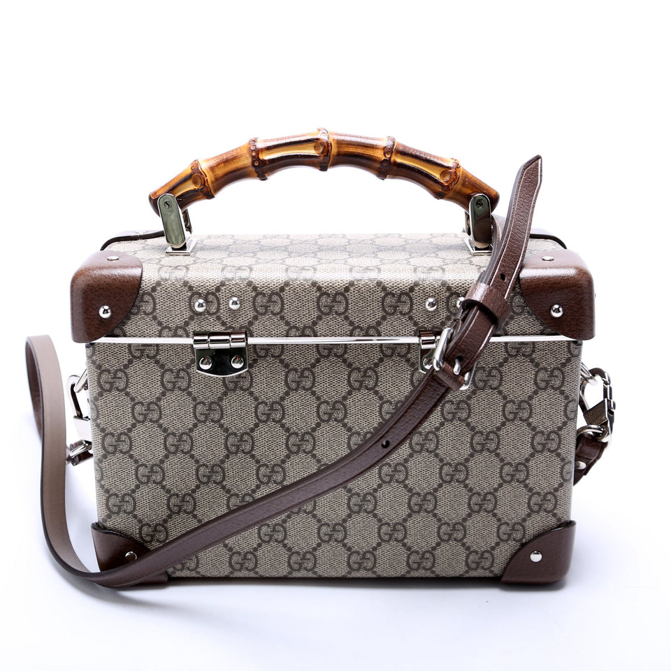 Gucci 588351 Globe Trotter Vanity Brown Bag