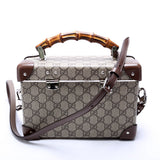 Gucci 588351 Globe Trotter Vanity Brown Bag