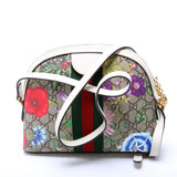 Gucci 499621 Ophidia GG Flora Small Crossbody Bag