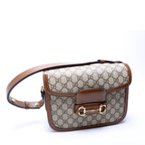 Gucci 602204 Horsebit 1955 Shoulder Brown Bag