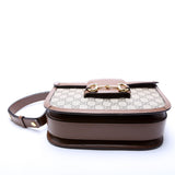 Gucci 602204 Horsebit 1955 Shoulder Brown Bag