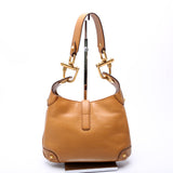 Gucci 120885 Leather Jackie O Small Shoulder Vintage Tan Bag