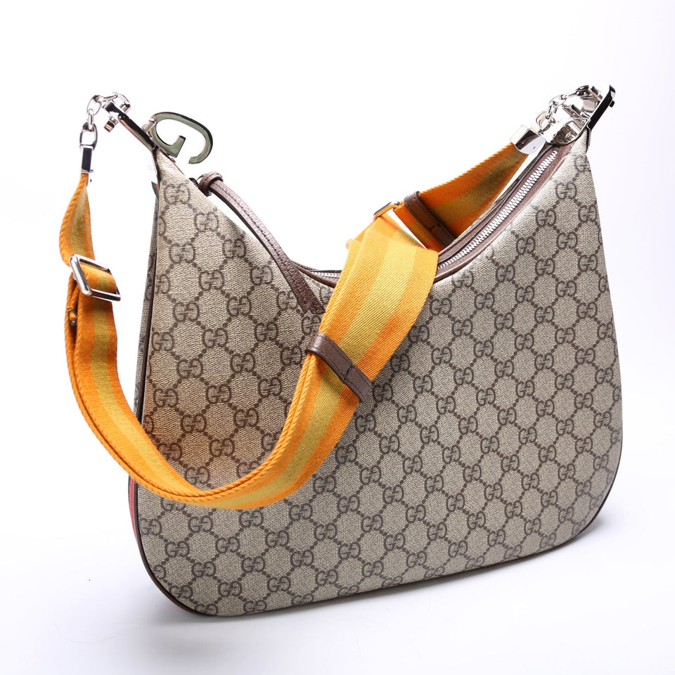 Gucci 702823 Attache GG Supreme Shoulder Medium Bag