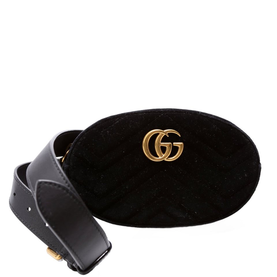 Gucci 476434 Marmont Velvet Belt Size 95/38 Bag