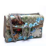 Gucci 400249 Dionysus GG Blooms Embroidered Small Bag