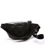 Gucci 658582 GG Embossed Belt Black Bag