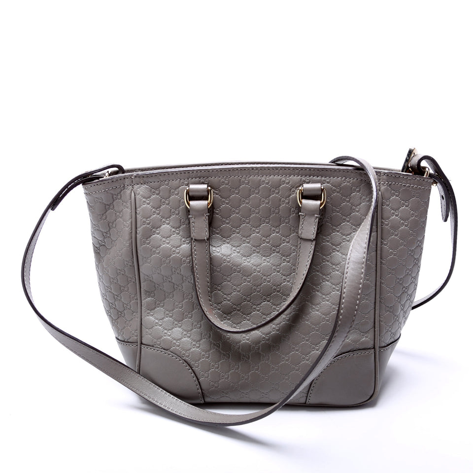 Gucci 449241 Micro Bree Small Tote Grey Bag