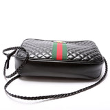 Gucci 541051 Trapuntata Leather Small Black Bag
