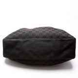 Gucci 296834 GG Canvas Sukey Messenger Black Bag