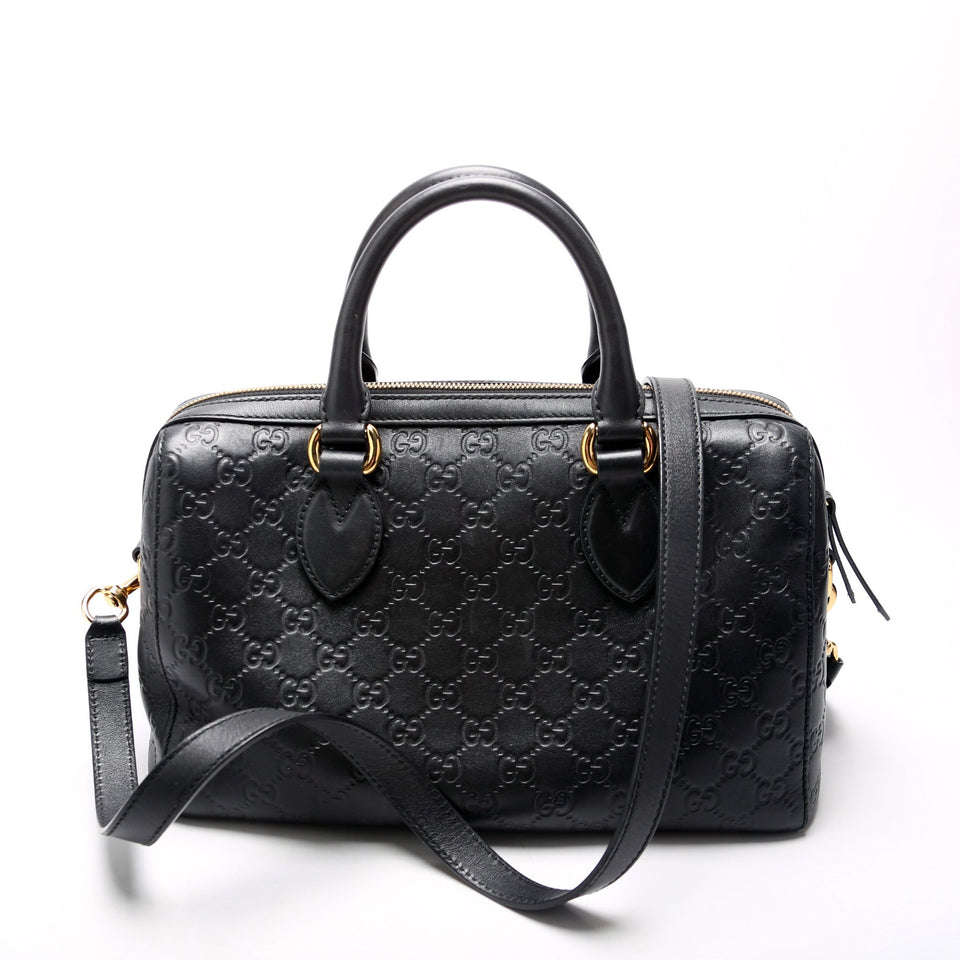 Gucci 453573 ssma Boston Black Bag