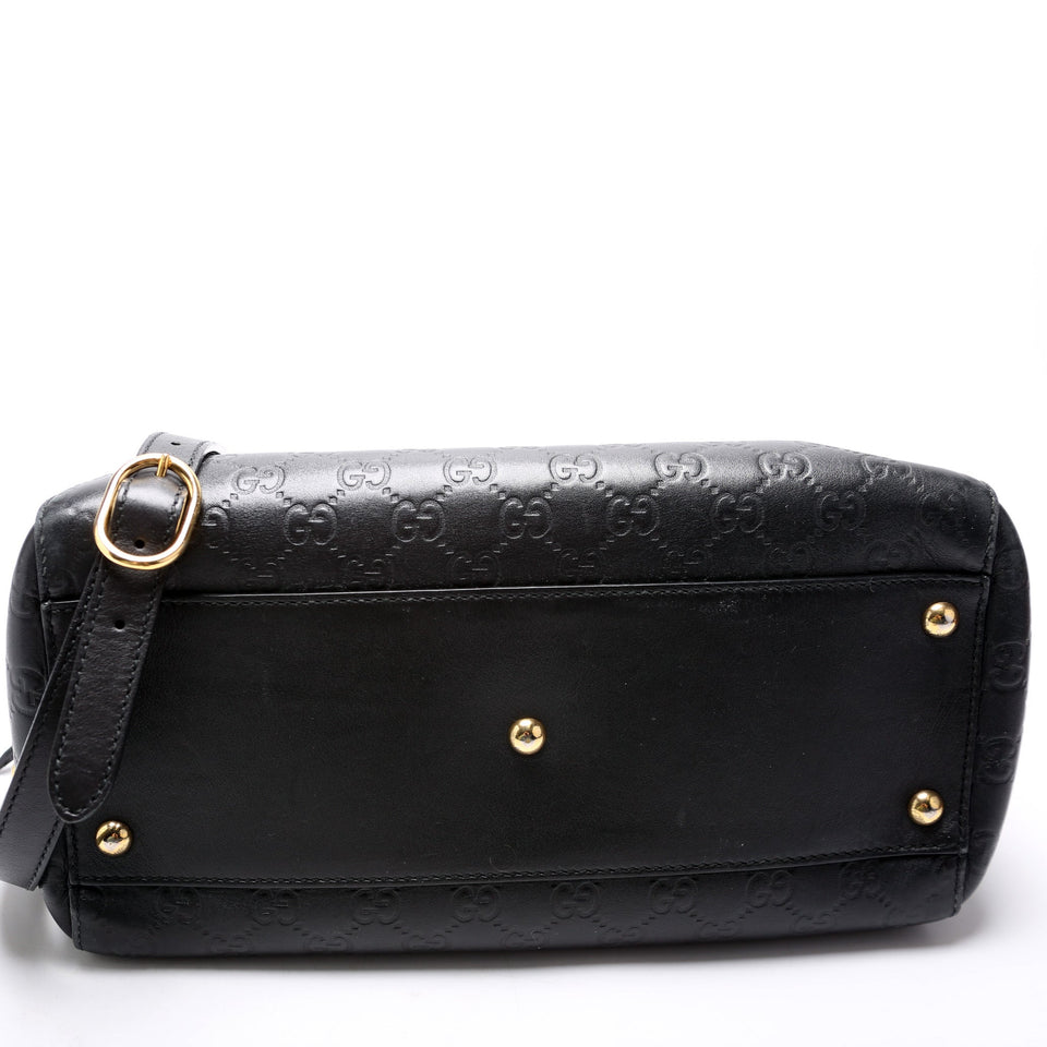 Gucci 453573 ssma Boston Black Bag