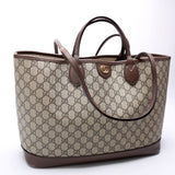 Gucci 739730 Ophidia GG Supreme Medium Tote Brown Bag