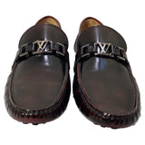 Louis Vuitton Hockenheim Slip-On Loafers in Burgundy Leather