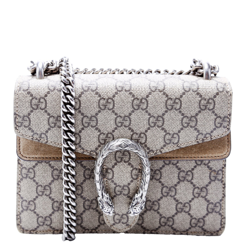 Gucci 421970 Dionysus GG Shoulder Mini Tan Bag