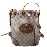 Gucci 473875 Neo Vintage Drawstring Bucket Backpack Bag