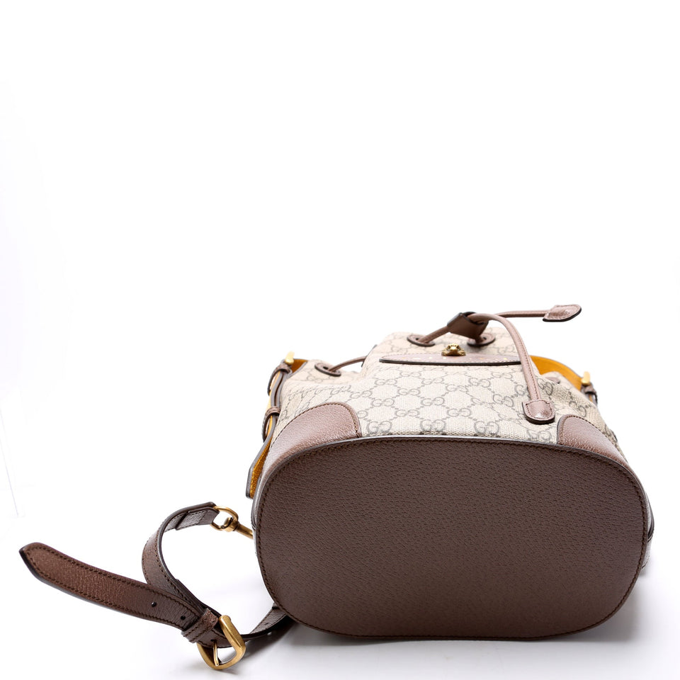 Gucci 473875 Neo Vintage Drawstring Bucket Backpack Bag