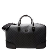 Gucci 696015 GG Supreme Interlocking G Large Duffle Black Bag