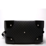 Gucci 696015 GG Supreme Interlocking G Large Duffle Black Bag