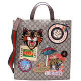 Gucci 474084 Soft GG Supreme Courrier Vertical Tote Bag