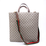 Gucci 474084 Soft GG Supreme Courrier Vertical Tote Bag