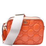 Gucci 702234 GG Matelasse Small Orange Bag