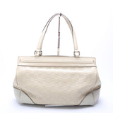 Gucci 257063 Mayfair Ribbon White Bag