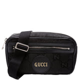 Gucci 631341 Nylon Off the Grid Logo Belt Black Bag