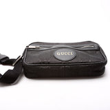 Gucci 631341 Nylon Off the Grid Logo Belt Black Bag