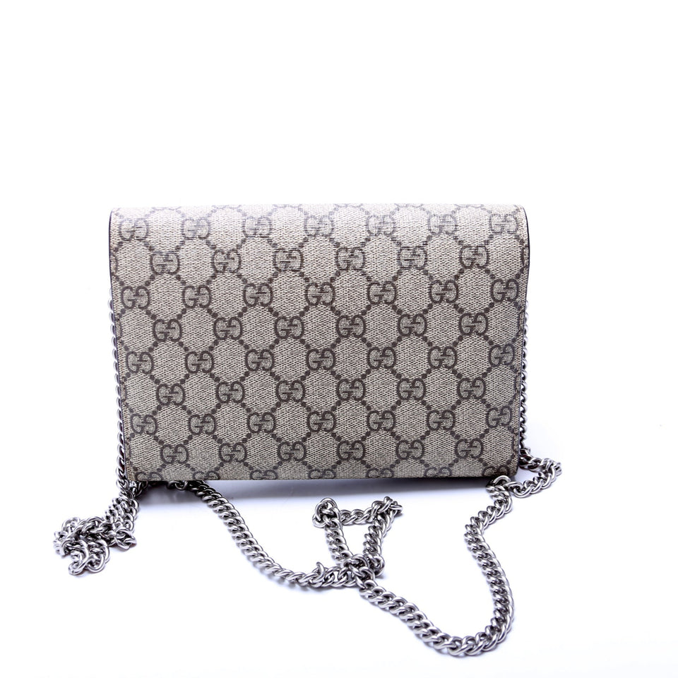 Gucci 401231 Dionysus Mini Wallet Beige Bag