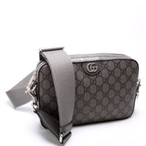 Gucci 699439 GG Supreme Ophidia Small Wristlet Crossbody Grey Bag