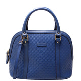 Gucci 449654 Mini Dome Blue Bag