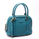 Gucci 449654 Mini Dome Micro Teal Bag