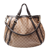 Gucci 268641 GG Crystal Medium Abbey Convertible Tote Bag