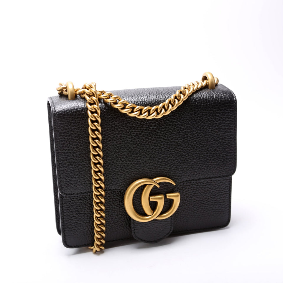 Gucci 779790 Marmont Chain Small Black Bag