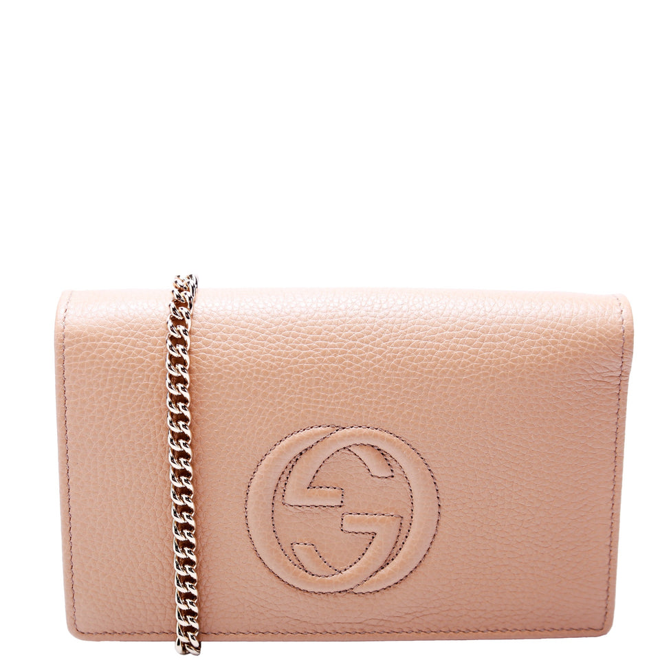 Gucci 598211 Soho WOC Tan Bag