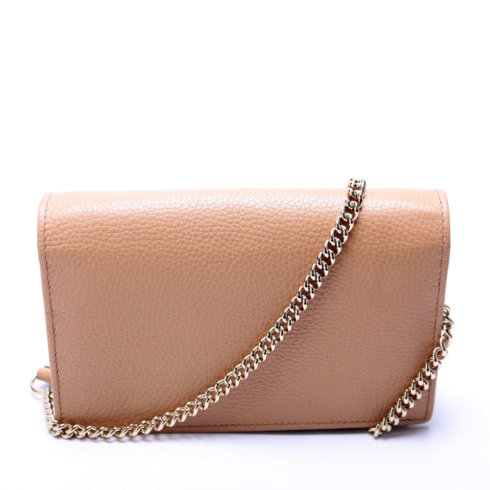 Gucci 598211 Soho WOC Tan Bag