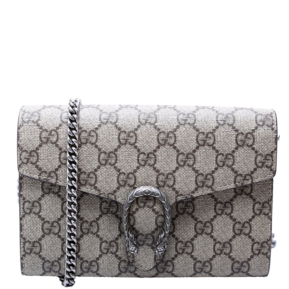 Gucci 401231 Dionysus Mini Wallet Tan Bag