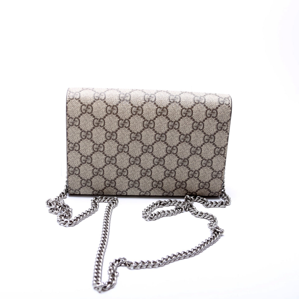 Gucci 401231 Dionysus Mini Wallet Tan Bag