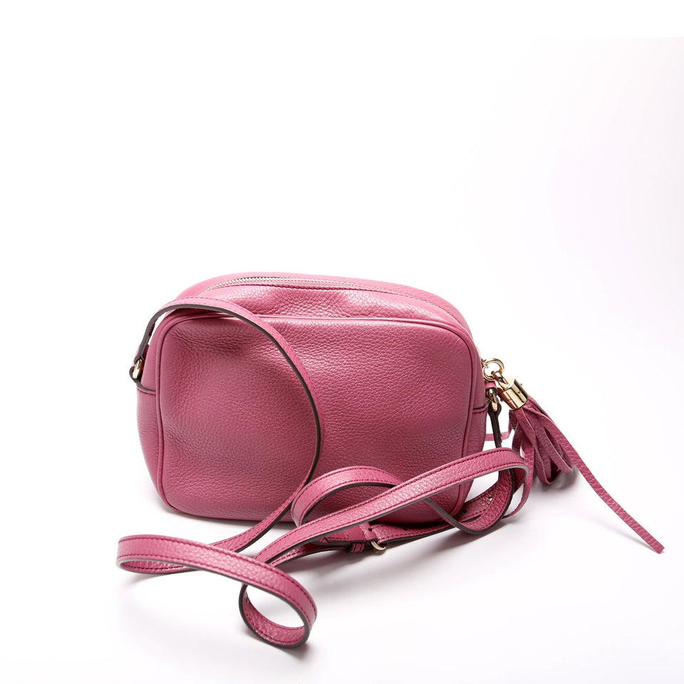 Gucci 308364 Soho Disco Crossbody Berry Bag