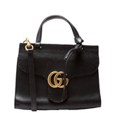 Gucci 442622 Mini Marmont Top Handle Black Bag