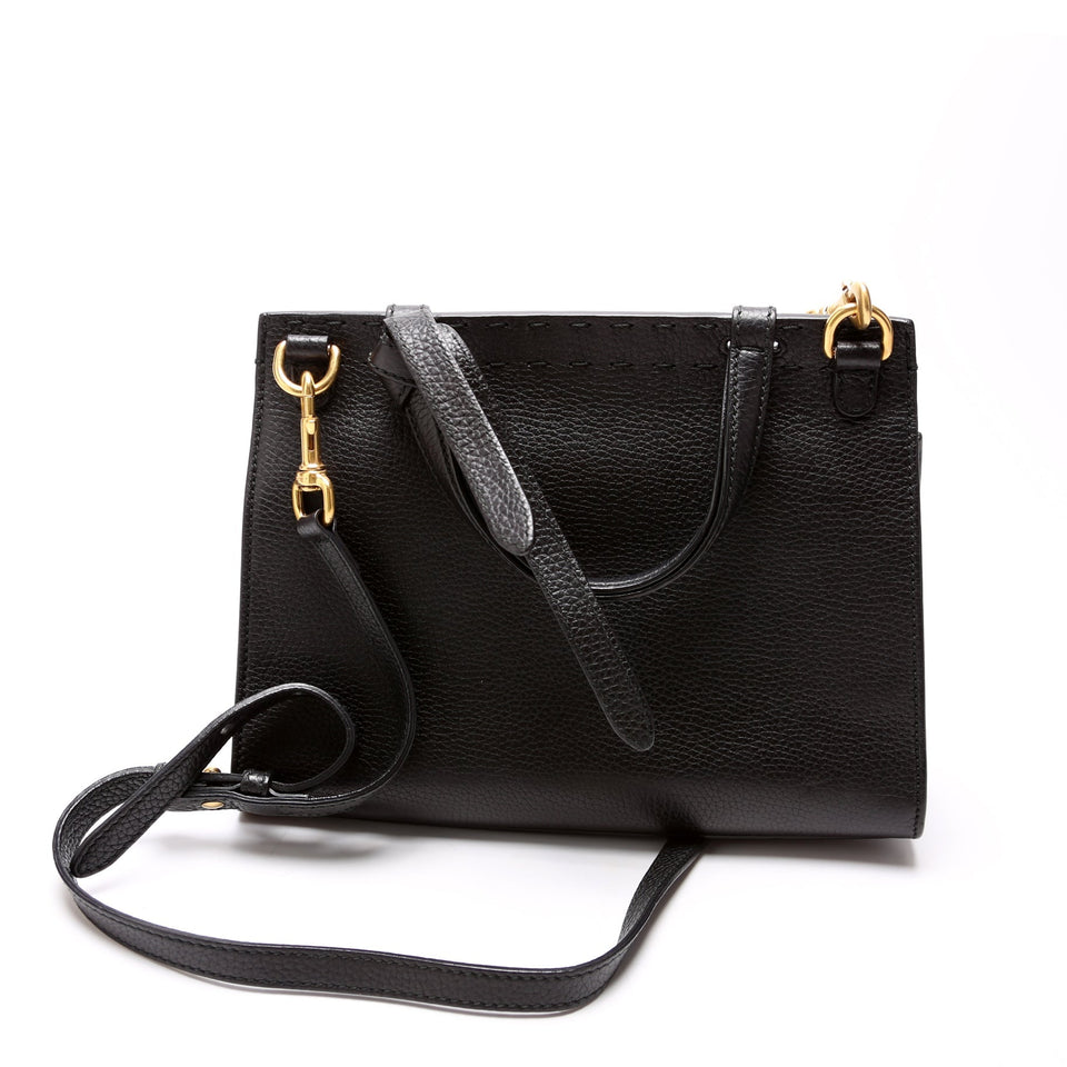 Gucci 442622 Mini Marmont Top Handle Black Bag