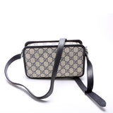 Gucci 658572 GG Supreme Interlocking Mini Blue Bag