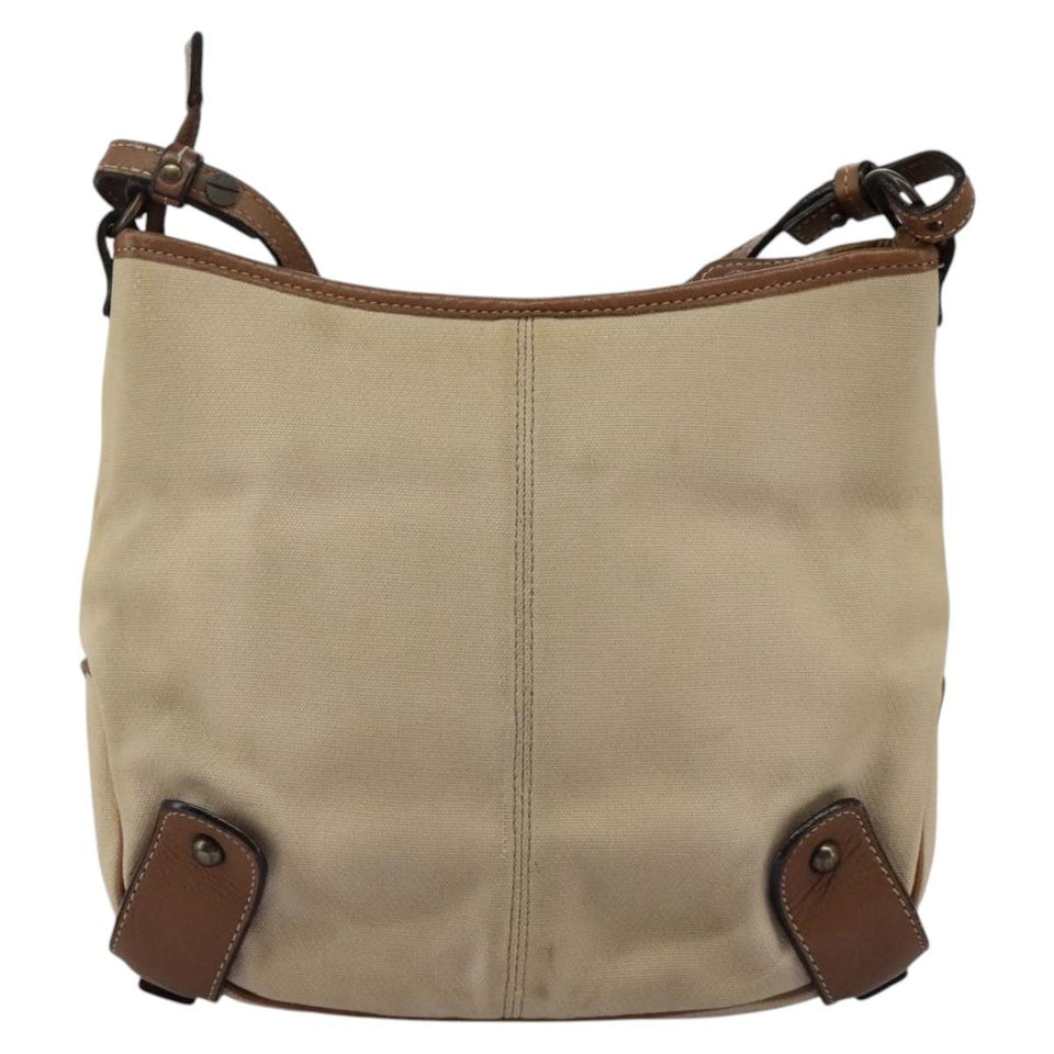 Burberry Beige Canvas Shoulder Bag ( )