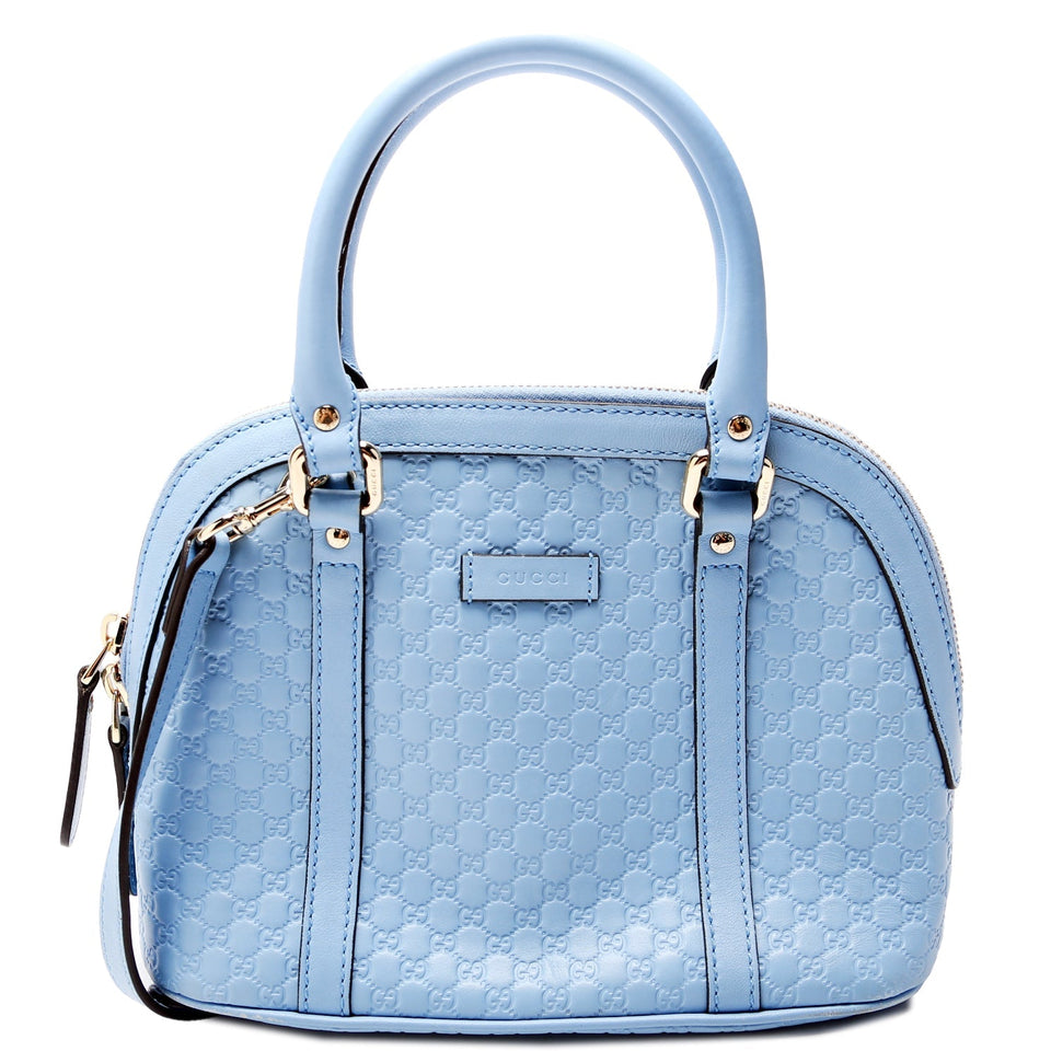 Gucci 449654 Mini Dome Micro Blue Bag