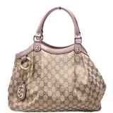 Gucci 211944 Sukey GG Canvas Medium Bag