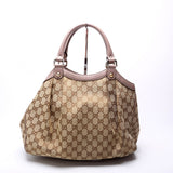 Gucci 211944 Sukey GG Canvas Medium Bag
