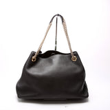 Gucci 536196 Soho Chain Tote Newer Black Bag