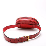 Gucci 476434 Marmont Belt Red Bag